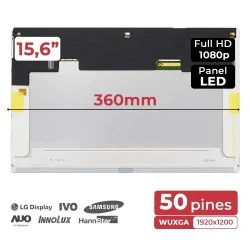 PANTALLA LED 15.6" 1920X1200 FHD PARA PORTÁTIL LP156WF3-SLB2 50 PINES LVDS