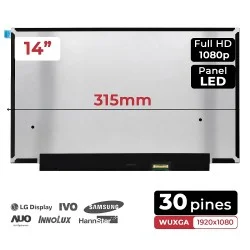 PANTALLA LED MATE DE 14" PARA PORTÁTIL HP PROBOOK 440 G7 G8 445 G7 M140NVFA R5 FHD