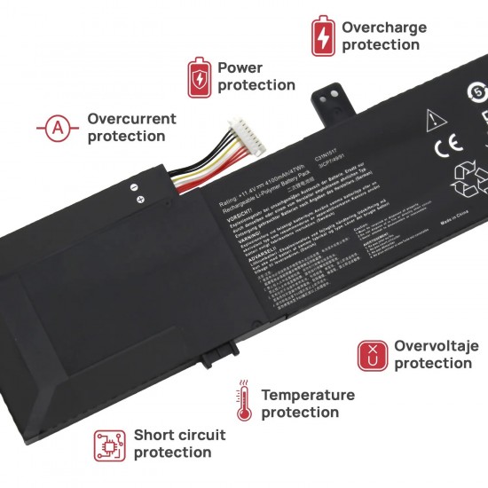 BATERÍA PARA PORTÁTIL C31N1517 ASUS VIVOBOOK FLIP TP301 TP301U TP301UA TP301UJ