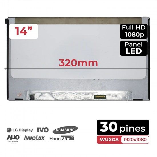 PANTALLA LED DE 14" REACONDICIONADA PARA PORTÁTIL NV140FHM-N47 06HY1W 6HY1W 30 PINES PANTALLA LED DE 14" REACONDICIONADA PARA PORTÁTIL NV140FHM-N47 06HY1W 6HY1W 30 PINES