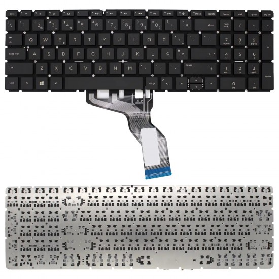 TECLADO PARA PORTÁTIL HP 250 G6 255 G6 OMEN 17-W00 17-W100 17-W200 (INTRO PEQUEÑO) PORTUGUÉS TECLADO PARA PORTÁTIL HP 250 G6 255 G6 OMEN 17-W00 17-W100 17-W200 (INTRO PEQUEÑO) PORTUGUÉS