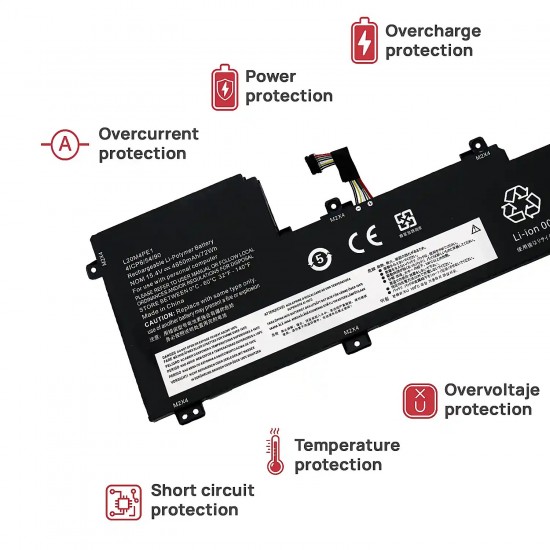 BATERÍA PARA LENOVO IDEAPAD 5 PRO 16ACH6 16IHU6 16ARH7 | L20M4PE1 15.44V 75WH