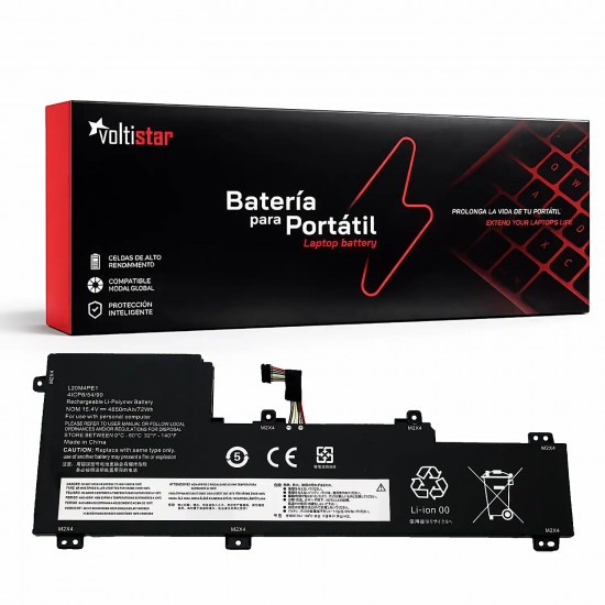 BATERÍA PARA LENOVO IDEAPAD 5 PRO 16ACH6 16IHU6 16ARH7 | L20M4PE1 15.44V 75WH