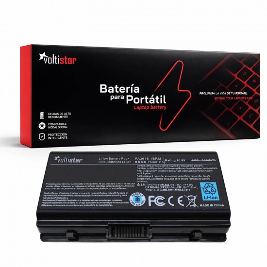 BATERÍA PARA PORTÁTIL TOSHIBA SATELLITE PRO L40 L40-159 L45 PA3615U-1BRM PABAS115 PA3615U-1BRS BATERÍA PARA PORTÁTIL TOSHIBA SATELLITE PRO L40 L40-159 L45 PA3615U-1BRM PABAS115 PA3615U-1BRS