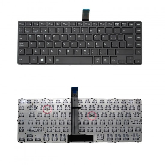 TECLADO PARA PORTÁTIL TOSHIBA TECRA A40-C-1C0 A40-C-19D G83C000HA5ZD LATINO TECLADO PARA PORTÁTIL TOSHIBA TECRA A40-C-1C0 A40-C-19D G83C000HA5ZD LATINO