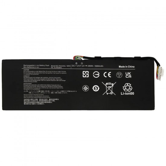 BATERÍA PA5209U-1BRS PARA PORTÁTIL TOSHIBA SATELLITE L10W-C L12-C-104 L15W-B1302 BATERÍA PA5209U-1BRS PARA PORTÁTIL TOSHIBA SATELLITE L10W-C L12-C-104 L15W-B1302
