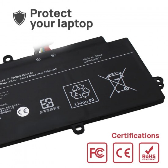 BATERÍA PARA PORTÁTIL TOSHIBA DYNABOOK PORTEGE X40-J-150 PS0011UA1BRS
