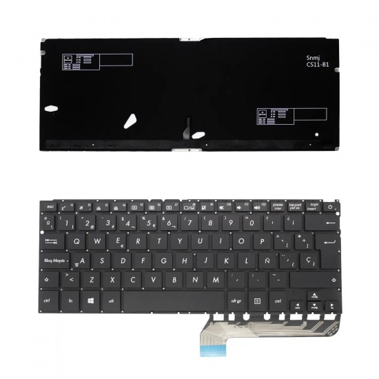 TECLADO PARA PORTÁTIL ASUS UX430 UX430U UX430UA UX430UQ UX430UN U4100U RETROILUMINADO NEGRO TECLADO PARA PORTÁTIL ASUS UX430 UX430U UX430UA UX430UQ UX430UN U4100U RETROILUMINADO NEGRO