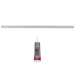JUEGO DE 2 PATAS DE GOMA INFERIORES ANTIDESLIZANTES PARA PORTÁTIL MICROSOFT SURFACE BOOK 1 2 3 13.5