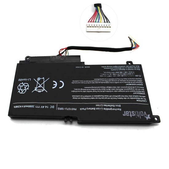 BATERÍA PARA PORTÁTIL TOSHIBA SATELLITE S55DT-A PC50 S50T-A-00V S50T-A-K2M S50T-A-K3M S50T-A028 S55-A5139 SERIES 14.4V 3000MAH BATERÍA PARA PORTÁTIL TOSHIBA SATELLITE S55DT-A PC50 S50T-A-00V S50T-A-K2M S50T-A-K3M S50T-A028 S55-A5139 SERIES 14.4V 3000MAH