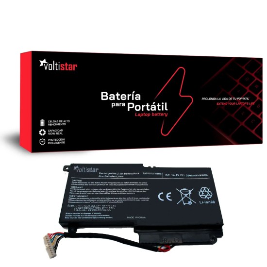 BATERÍA PARA PORTÁTIL TOSHIBA SATELLITE S55DT-A PC50 S50T-A-00V S50T-A-K2M S50T-A-K3M S50T-A028 S55-A5139 SERIES 14.4V 3000MAH BATERÍA PARA PORTÁTIL TOSHIBA SATELLITE S55DT-A PC50 S50T-A-00V S50T-A-K2M S50T-A-K3M S50T-A028 S55-A5139 SERIES 14.4V 3000MAH