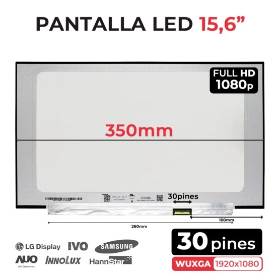 PANTALLA PARA PORTÁTIL GIGABYTE AERO 15-X9 15-Y9 PANTALLA PARA PORTÁTIL GIGABYTE AERO 15-X9 15-Y9