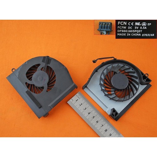 VENTILADOR CPU PARA PORTÁTIL HP ZBOOK 17 DFS661605PQ0T