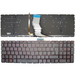 TECLADO RETROILUMINADO ROJO PARA PORTÁTIL HP PAVILION 15-AB 15-AB010TX 15-AB297TX AB045SA