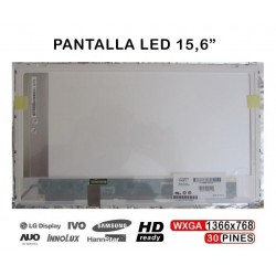 PANTALLA LED DE 15.6" PARA PORTÁTIL LTN156AT08 HD LED 30PIN EDP SAMSUNG