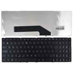 TECLADO PARA PORTÁTIL ASUS K50 K50A CON MARCO NEGRO MATE TECLADO PARA PORTÁTIL ASUS K50 K50A CON MARCO NEGRO MATE