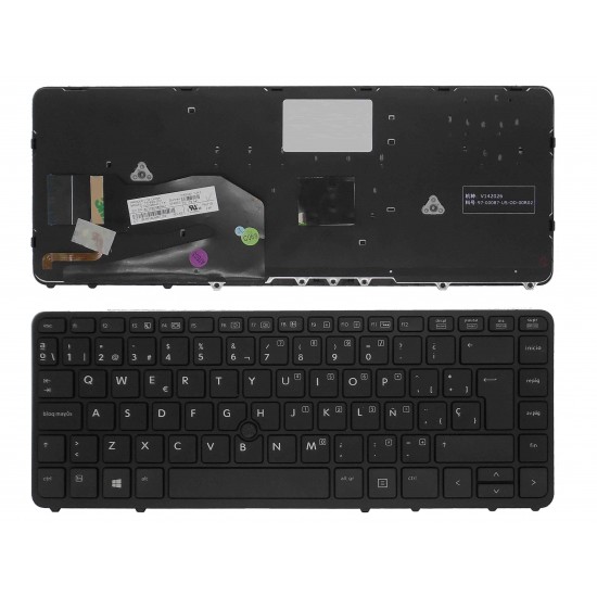 TECLADO PARA PORTÁTIL HP ELITEBOOK 840 G1 850 G1 840 G2 SERIES 730794-071 TECLADO PARA PORTÁTIL HP ELITEBOOK 840 G1 850 G1 840 G2 SERIES 730794-071