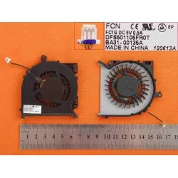 VENTILADOR CPU PARA PORTÁTIL SAMSUNG NP770Z5E NP780Z5E NP870Z5E NP870Z5G DFS501105FR0T BA31-00136A VENTILADOR CPU PARA PORTÁTIL SAMSUNG NP770Z5E NP780Z5E NP870Z5E NP870Z5G DFS501105FR0T BA31-00136A