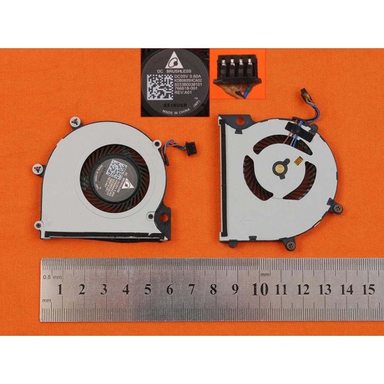 VENTILADOR CPU PARA PORTÁTIL HP PRO X2 612 G1 766618-001 KDB0605HCA02 766618-001 KDB0605HCA02 VENTILADOR CPU PARA PORTÁTIL HP PRO X2 612 G1 766618-001 KDB0605HCA02 766618-001 KDB0605HCA02