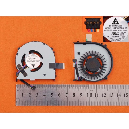 VENTILADOR CPU PARA PORTÁTIL HP ELITEBOOK REVOLVE 810G1 810G2 KSB05105HB-CF59