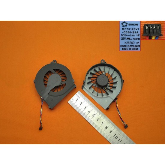 VENTILADOR CPU PARA PORTATIL HP PAVILION G4-1000 G6-1000 4 PINS