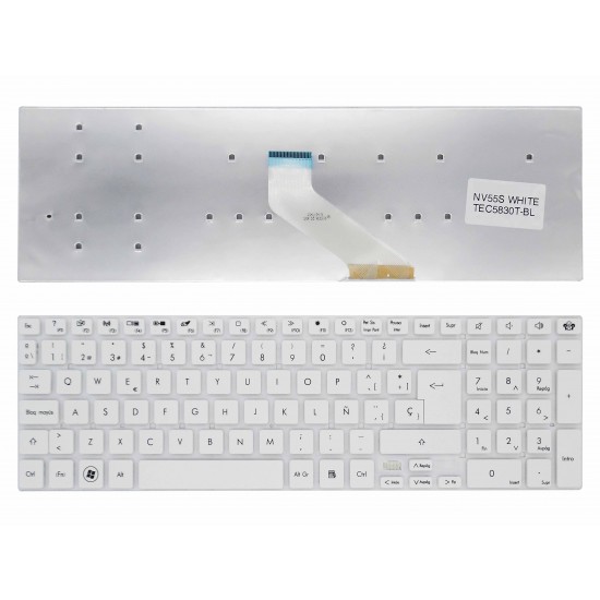 TECLADO PARA PORTÁTIL PACKARD BELL PK130HJ1C18 MP-10K36E0-6982
