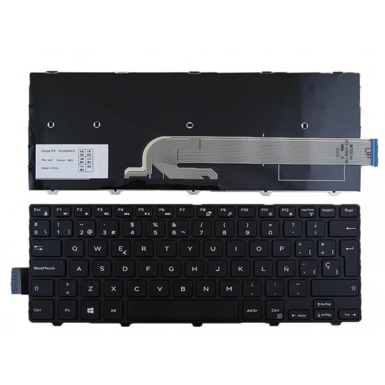 TECLADO PARA PORTÁTIL DELL INSPIRON 14-3000 5447 5442 5445 TECLADO PARA PORTÁTIL DELL INSPIRON 14-3000 5447 5442 5445