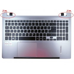 TECLADO COMPLETO CON CARCASA FRONTAL PARA PORTÁTIL ACER ASPIRE V5-571 V5-551 PLATEADA TECLADO COMPLETO CON CARCASA FRONTAL PARA PORTÁTIL ACER ASPIRE V5-571 V5-551 PLATEADA