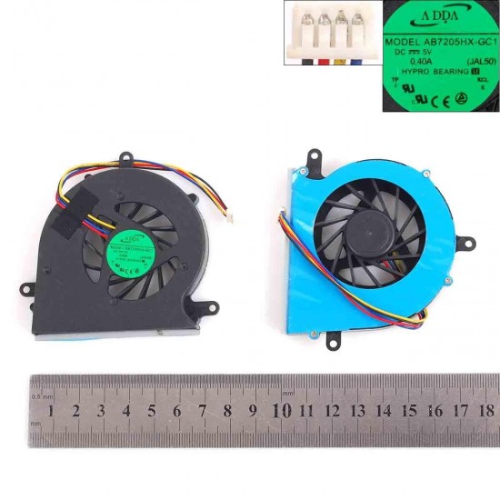 VENTILADOR CPU PARA PORTÁTIL LENOVO B465C G465C G465 G470E AB7205HX-GC1 VENTILADOR CPU PARA PORTÁTIL LENOVO B465C G465C G465 G470E AB7205HX-GC1