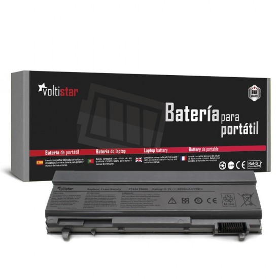BATERÍA PARA PORTÁTIL DELL LATITUDE E6400 E6410 E6510 BATERÍA PARA PORTÁTIL DELL LATITUDE E6400 E6410 E6510
