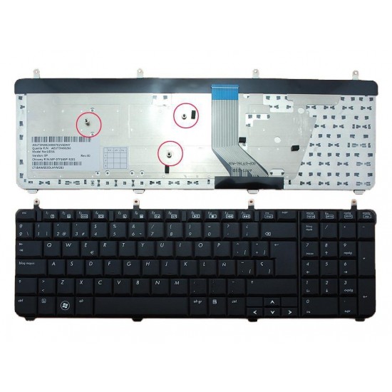 TECLADO PARA PORTÁTIL HP DV7-2000 DV7-2100 DV7-2200 NEGRO TECLADO PARA PORTÁTIL HP DV7-2000 DV7-2100 DV7-2200 NEGRO