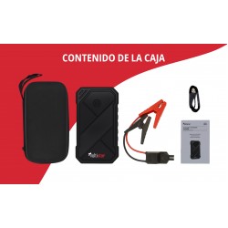 ARRANCADOR DE COCHE 8000MAH INTELIGENTE HASTA 5L GASOLINA Y 3L DIESEL