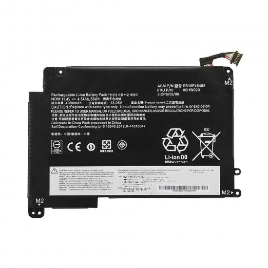 BATERÍA PARA PORTÁTIL LENOVO THINKPAD P40 YOGA 460 3C 00HW020 SB10F46458