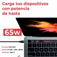 CARGADOR USB-C PARA PORTÁTIL DELL CHROMEBOOK SERIES 65W