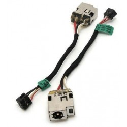 CONECTOR DC JACK CON CABLE PARA PORTÁTIL HP PAVILION 15-B108SS 701682-001 6 ORIFICIOS