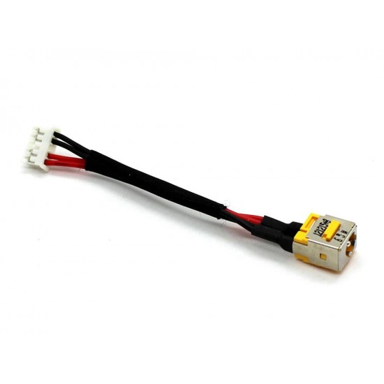 CONECTOR DC JACK CON CABLE PARA PORTÁTIL ACER ASPIRE 5220 5220G 5520 5520G (5 ORIFICIOS)