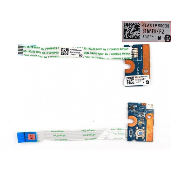 PLACA DEL BOTÓN DE ENCENDIDO CON CABLE PARA PORTÁTIL HP G42 G62 COMPAQ PRESARIO CQ62 CQ42 CQ56 4EAX1PB0000