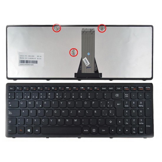TECLADO PARA PORTÁTIL LENOVO G505S NEGRO MARCO