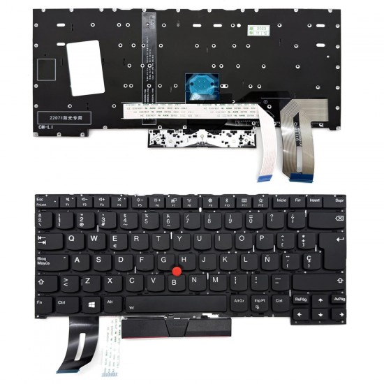 TECLADO RETROILUMINADO PARA PORTÁTIL LENOVO THINKPAD T490S PK131BR1B10