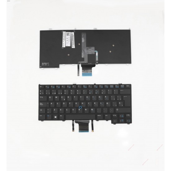 TECLADO RETROILUMINADO PARA PORTÁTIL DELL LATITUDE E7440 E7420 E7240 NEGRO