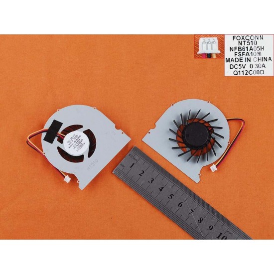 VENTILADOR CPU PARA PORTÁTIL FOXCONN NT330I NT510 NT-510 NT410 NT425 NT435 NT-A3700 HAIER MINI2 NFB61A05H