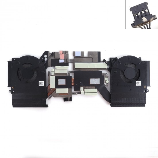 VENTILADOR CPU + GPU PARA PORTÁTIL DELL M15 R4 R3 VENTILADOR CPU + GPU PARA PORTÁTIL DELL M15 R4 R3