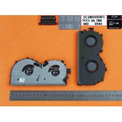 VENTILADOR CPU PARA PORTÁTIL LENOVO LEGION Y520 R520 R720 R720-15IKBN 80WW MG75100V1-C020-S9A DC28000D6F1 DFS551205W00T