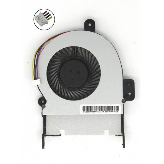 VENTILADOR CPU PARA PORTÁTIL ASUS X55V X55VD K55 X45C X45VD R500V K55VM
