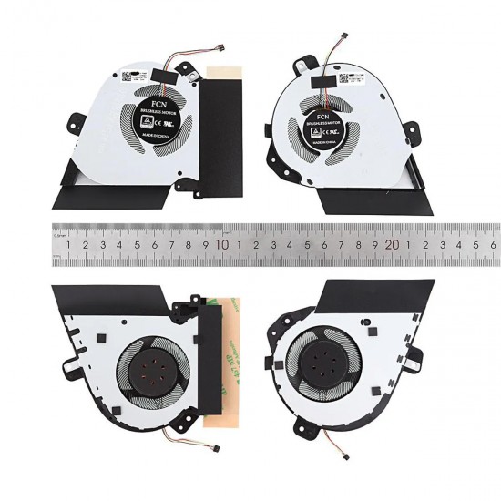 VENTILADORES CPU + GPU PARA PORTÁTIL ASUS STRIX GU502DU GU502GV GX505DW GA505 GA502D 5V