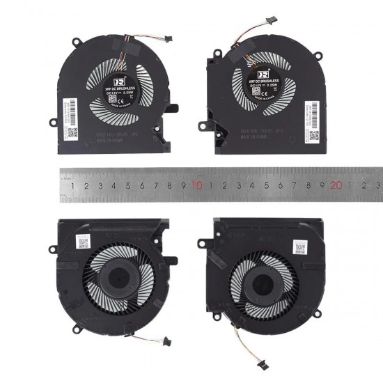 VENTILADORES CPU + GPU PARA PORTÁTIL HP OMEN 15-EK EN TPN-Q236 Q238 12V VENTILADORES CPU + GPU PARA PORTÁTIL HP OMEN 15-EK EN TPN-Q236 Q238 12V