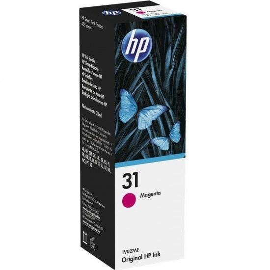 Botella de tinta original hp nº31/ magenta