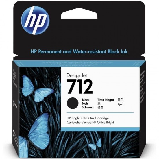 Cartucho de tinta original hp nº712/ negro