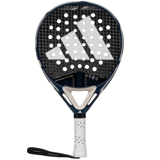 Pala de pádel adidas cross it carbon control 3.4 2025/ azul y blanca Pala de pádel adidas cross it carbon control 3.4 2025/ azul y blanca