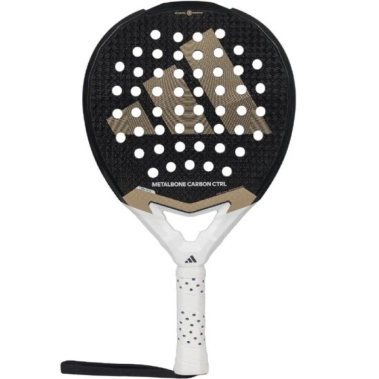 Pala de pádel adidas metalbone carbon ctrl 3.4 2025/ negra y blanca Pala de pádel adidas metalbone carbon ctrl 3.4 2025/ negra y blanca